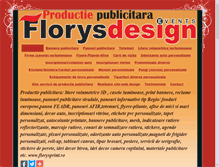 Tablet Screenshot of florysdesignevents.ro